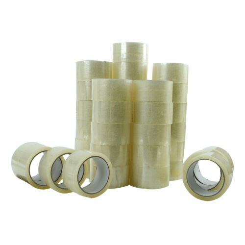 36 Rolls Clear Packing Packaging Carton Sealing Tape 2.0 Mil Thick 2 x 55 Yards