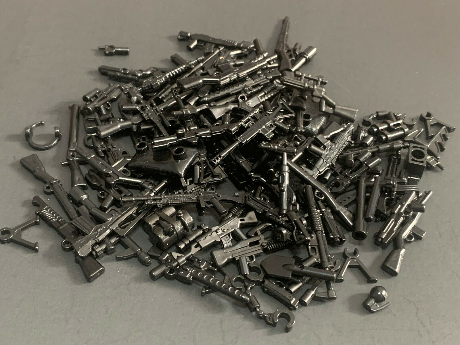 100 Pcs Weapon Pack - Assorted Lot Of Weapons Guns, Rifles For Lego Minifigure