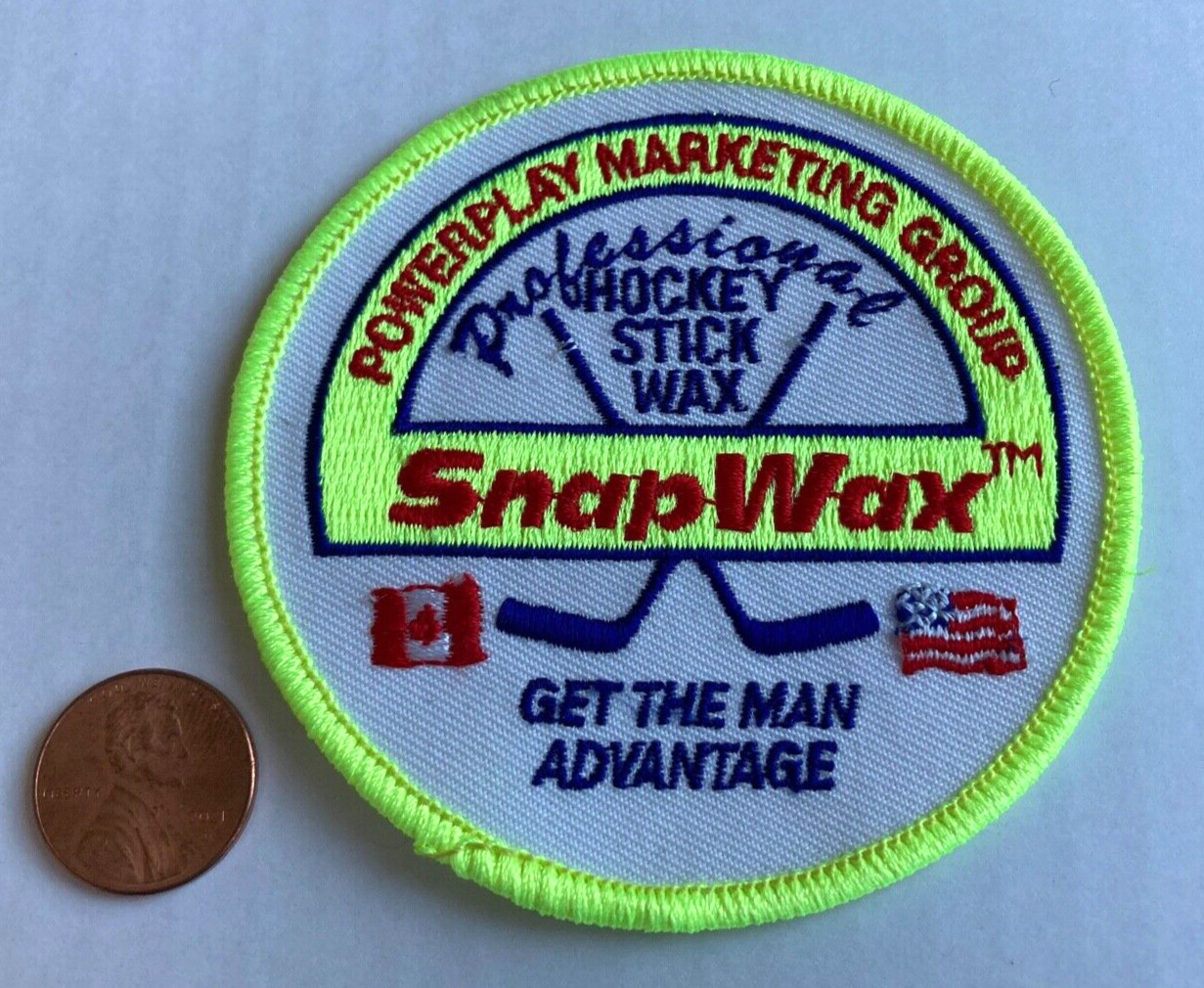 Late 1990's Early 2000's Vintage Snap Wax Hockey Stick Wax Patch Unused Rare Sew