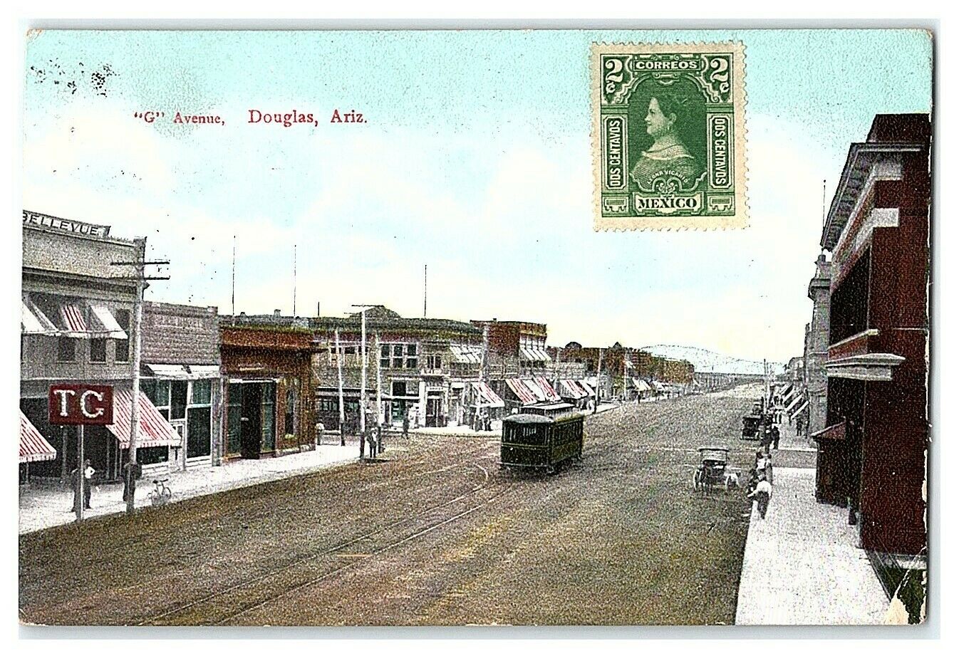 G Avenue, Douglas, Az Postcard *7e(2)11