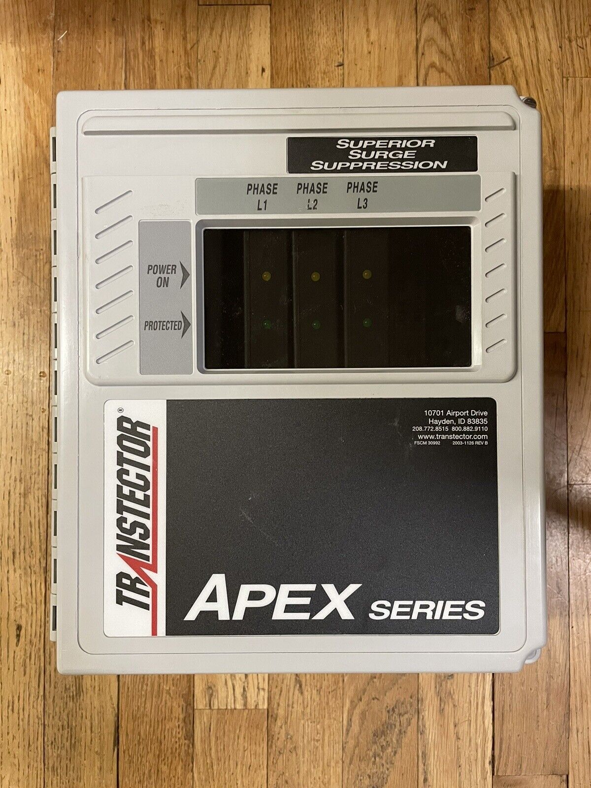 Apex Transtector Series Surge 1101-439-23 11 X5 120 Wr 120v Used