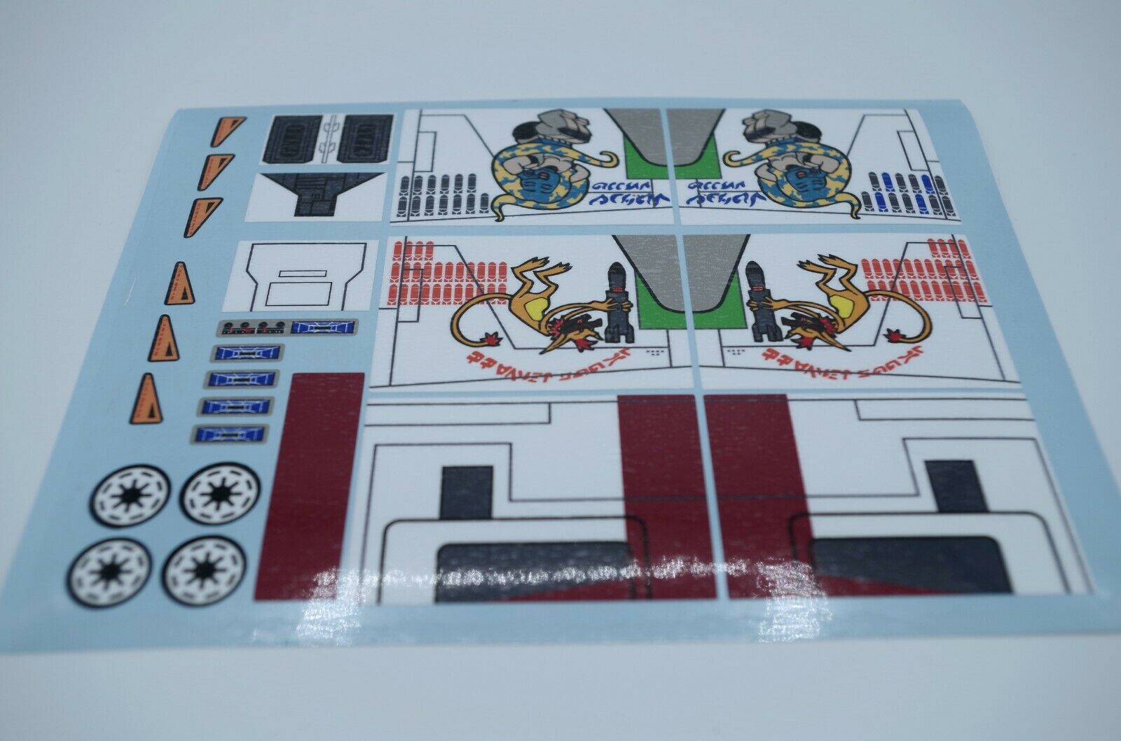 Custom Replacement Stickers For Star Wars Republic Attack Gunship 7676