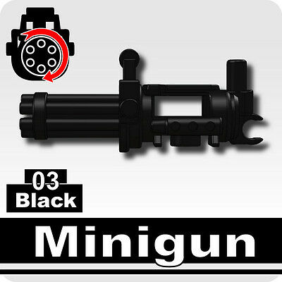 Minigun (w226) Machine Gun Compatible With Toy Brick Minifigures Army
