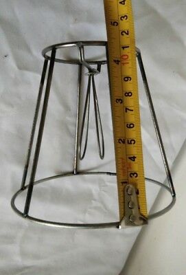 1 Clip-on Wire Shade Frame For Chandeliers & Sconces, Diy Industrial Lamp Shade