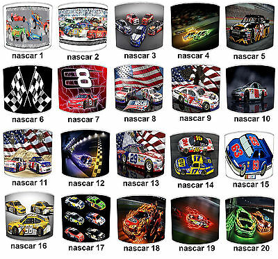 NASCAR Lampshades Ideal To Match Cars Motorsport Wall Decals Stickers Wallpaper