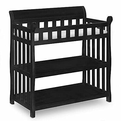 Delta Children Eclipse Changing Table with Changing Pad Black