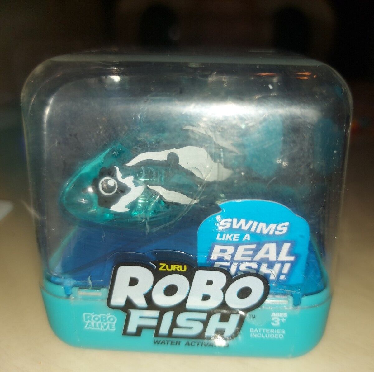 Zuru Robo Fish - Brand New - Teal - Water Activated - Color Change