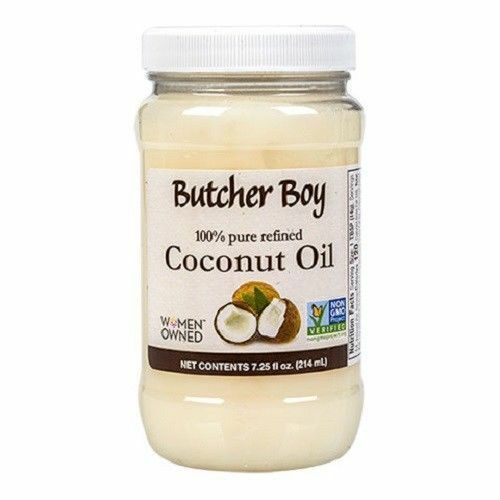 1x Butcher Boy Coconut Oil 100% Pure Refined Non-gmo Non-hydrogenated 7.25 Oz.