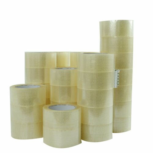 36 ROLLS - 2 INCH x 110 Yards (330 ft) Clear Carton Sealing Packing Package Tape