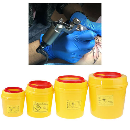 1/2/4/6L Tattoo Needles Collect Box Sharps Container Waste Barrel Trash  H*sh*sh