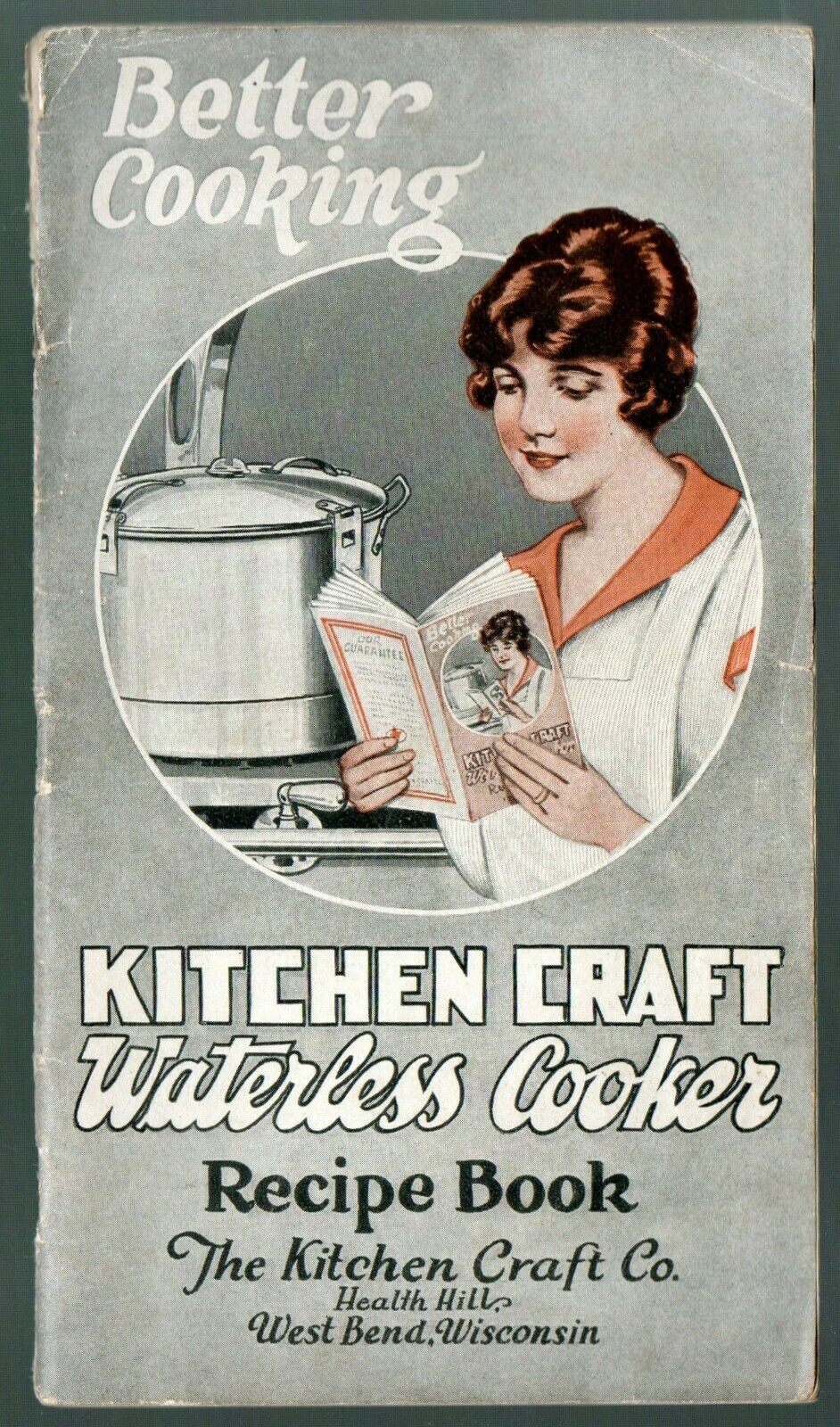 Kitchen Craft Waterless Cooker Better Cooking 1925 Recipe Book & User Guide